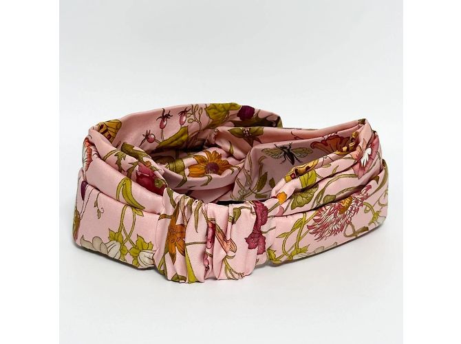 Fascia per capelli in seta Flora per donne Gucci - vista 5