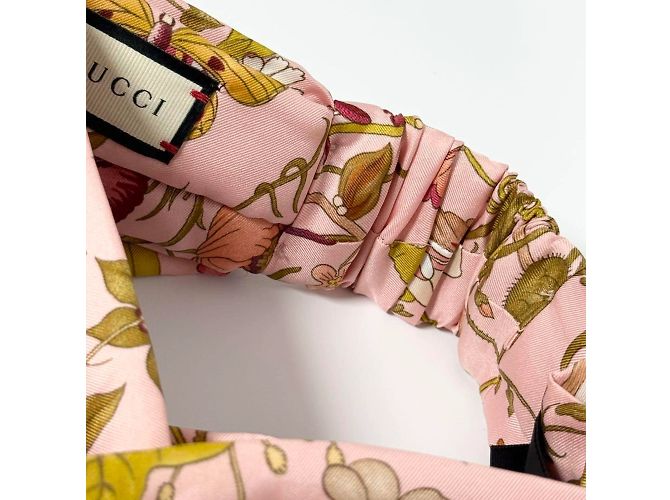 Fascia per capelli in seta Flora per donne Gucci - vista 6