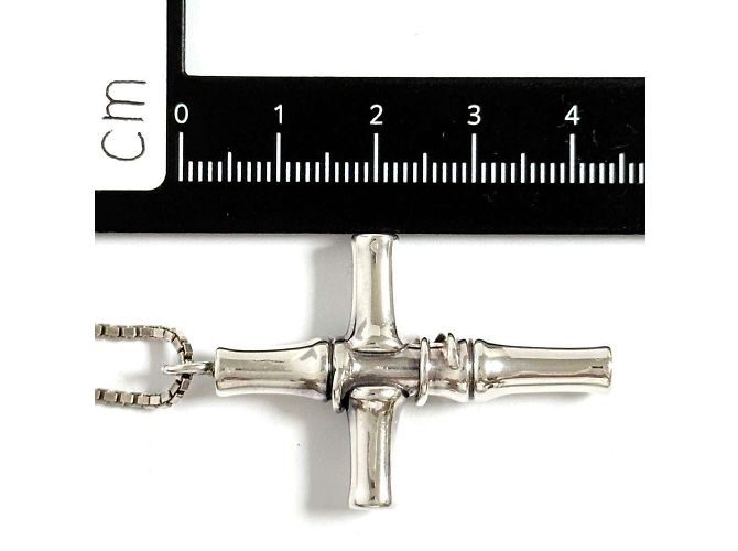 Collar Péndulo Cruz de Bambú para Hombre Gucci - vista 9