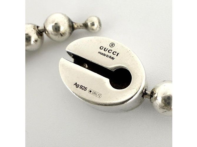 Gucci Silber 925 Halskette mit Anhänger - Ansicht 8