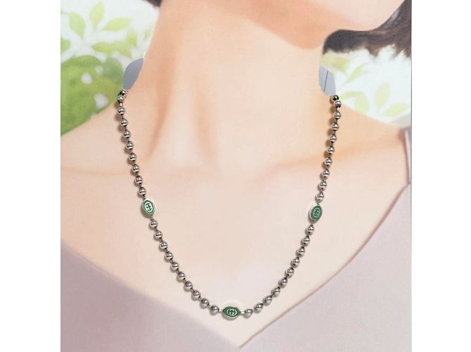 Gucci Silber 925 Halskette mit Anhänger - Ansicht 9