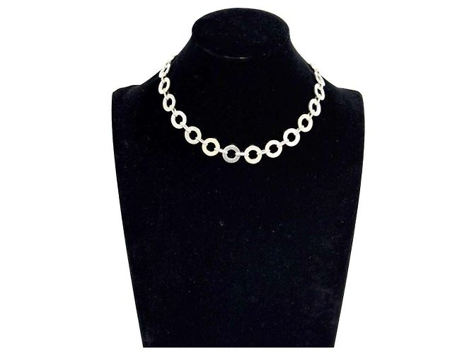Céline Celine Vintage Kreis-Link-Halskette - Ansicht 10
