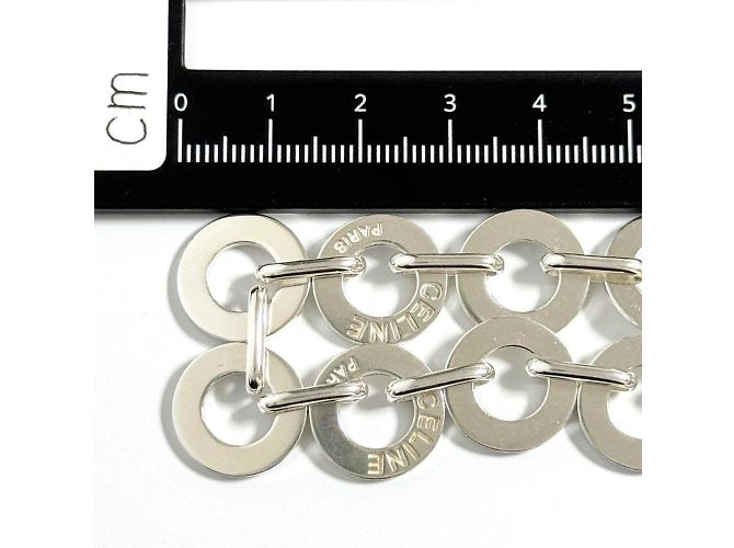 Céline Celine Vintage Kreis-Link-Halskette - Ansicht 8