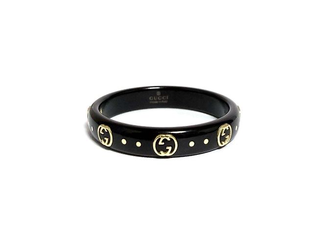 Gucci Men's K18 Interlocking G Icon Band Ring - view 2