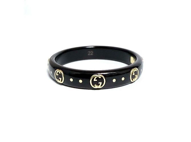 Gucci Men's K18 Interlocking G Icon Band Ring - view 4