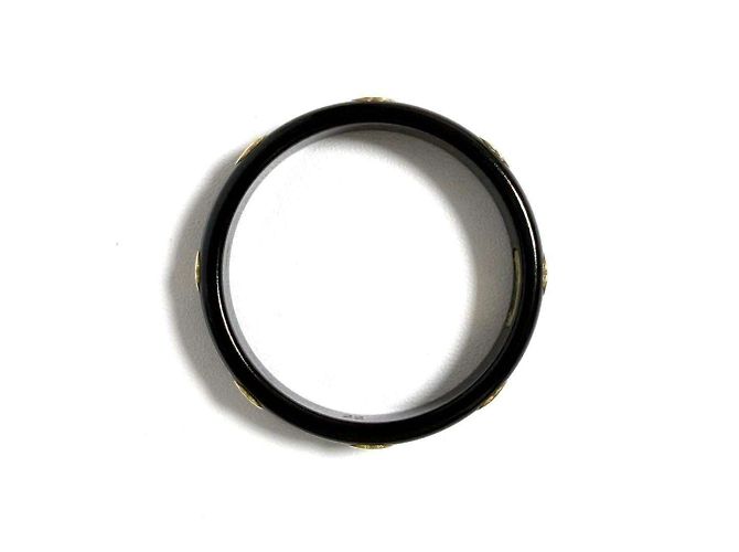 Gucci Men's K18 Interlocking G Icon Band Ring - view 6