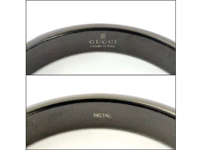 Gucci Men's K18 Interlocking G Icon Band Ring - view 7