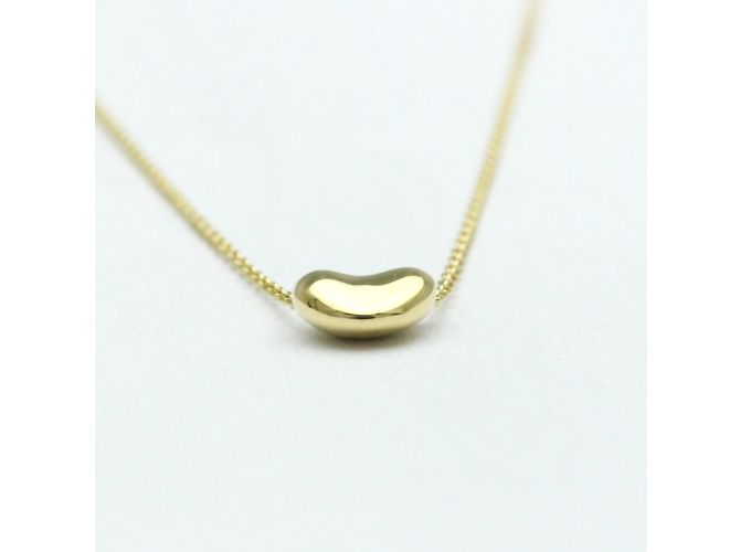 Tiffany & Co Collana Tiffany Bean Extra Mini in oro giallo 18K - vista 5