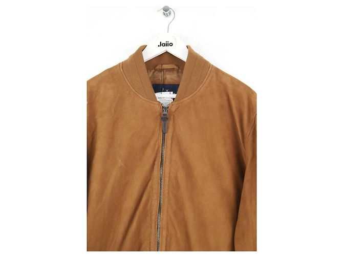 Hackett London Kamel-Lederjacke - Ansicht 2