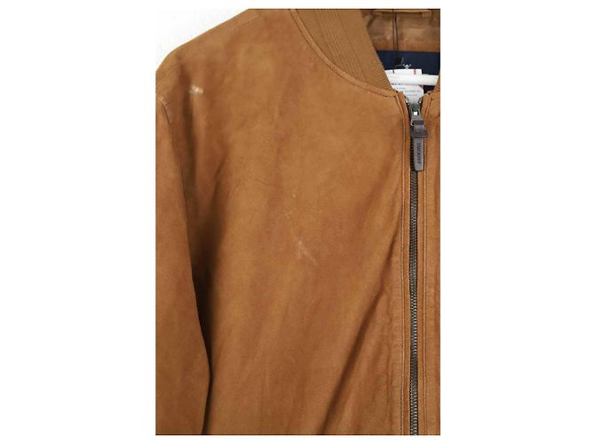 Hackett London Kamel-Lederjacke - Ansicht 3