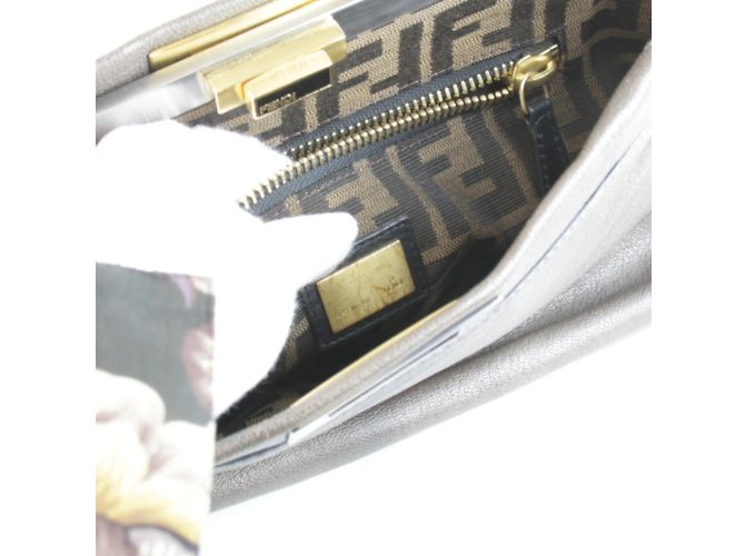 Borsa Fendi Peekaboo 2way Marrone - vista 10