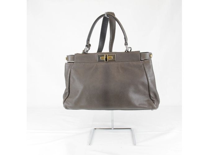 Borsa Fendi Peekaboo 2way Marrone - vista 2