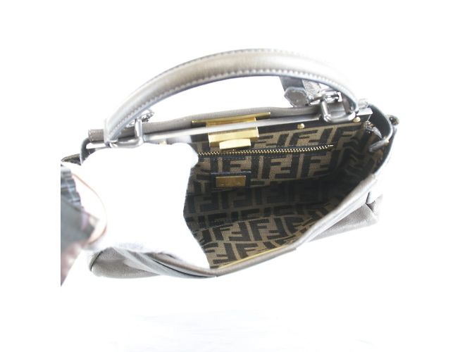 Borsa Fendi Peekaboo 2way Marrone - vista 8