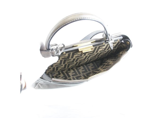 Borsa Fendi Peekaboo 2way Marrone - vista 9