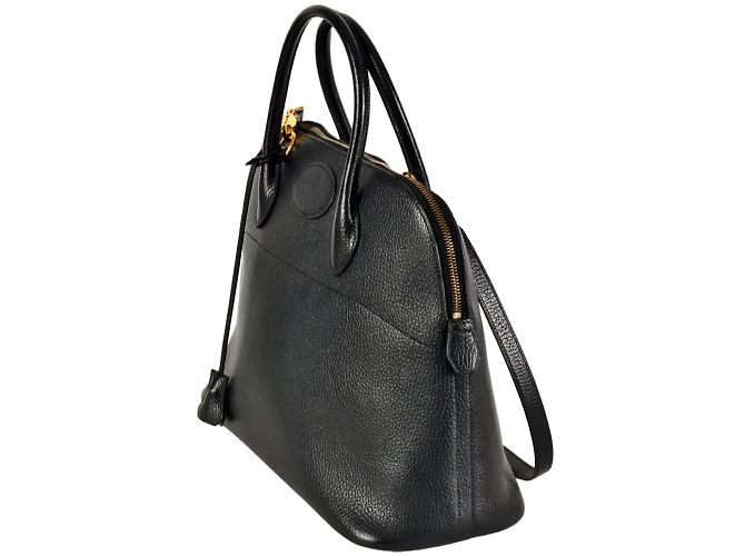 Hermès Borsa Hermes Bolide 35 in pelle Ardennes nera Nero - vista 2