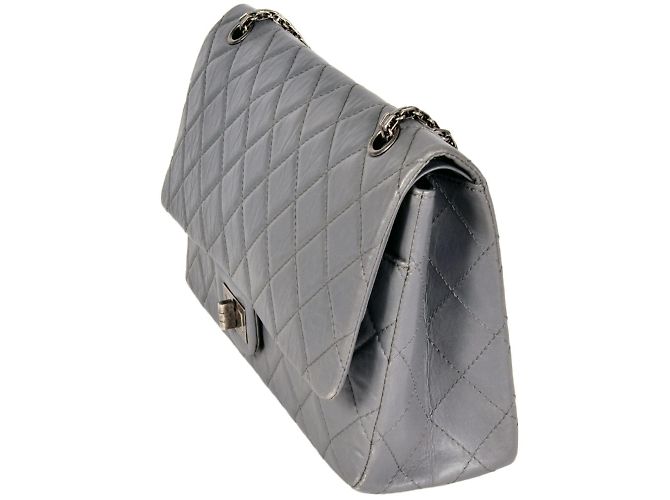 Sac à épaule à chaîne Chanel Matelassé Double Flap Marron - vue 2
