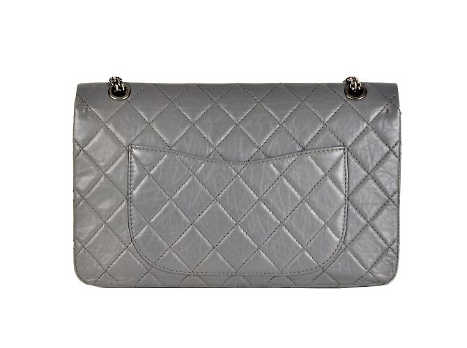 Sac à épaule à chaîne Chanel Matelassé Double Flap Marron - vue 3