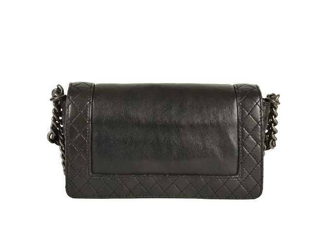 Borsa a Spalla Chanel Boy Nero - vista 3