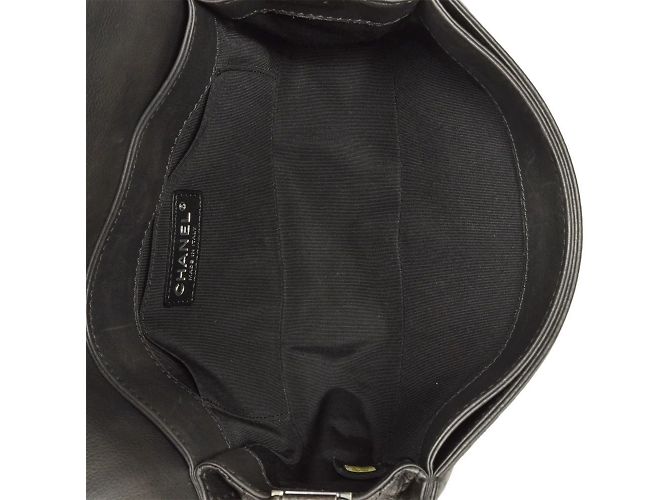 Borsa a Spalla Chanel Boy Nero - vista 8