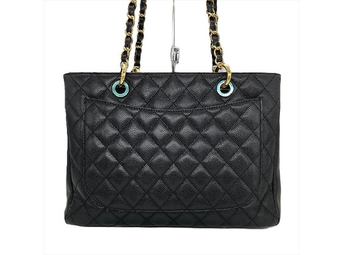 Borsa tote Grand GST Matelassé Chanel Nero - vista 2
