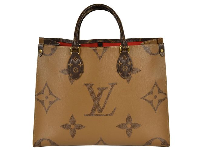 Borsa tote On the Go MM di Louis Vuitton Marrone - vista 3