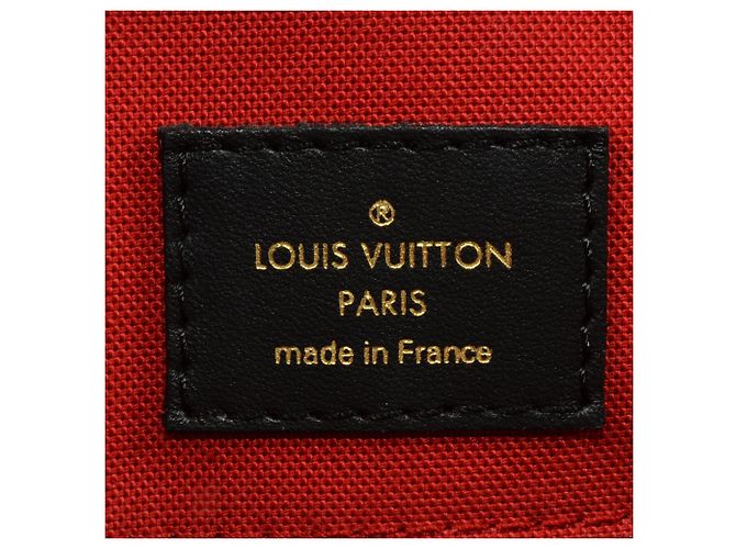 Borsa tote On the Go MM di Louis Vuitton Marrone - vista 7