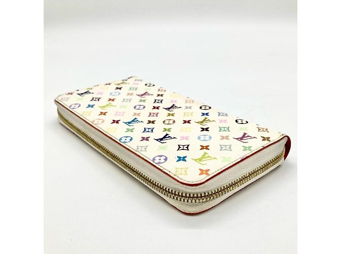 Louis Vuitton Monogram Multicolore Coin Purse White - view 3