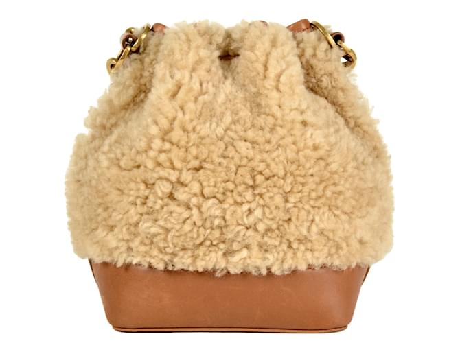 Borsa a mano Saint Laurent Emmanuel Beige - vista 3
