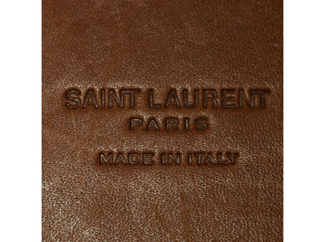 Borsa a mano Saint Laurent Emmanuel Beige - vista 6