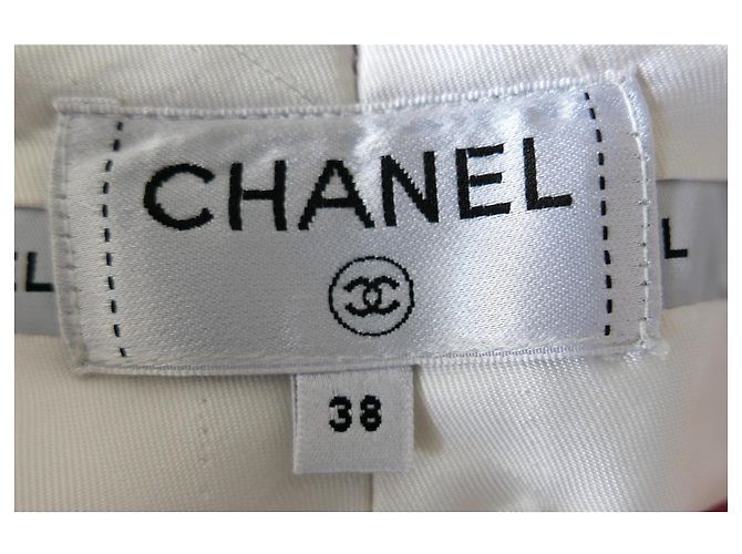 Pantalones de pierna ancha a rayas rojas Chanel Resort 2017 - vista 10