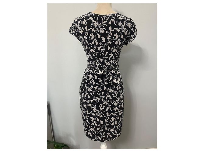 Vestido de seda con estampado floral Marella Max Mara Negro - vista 4
