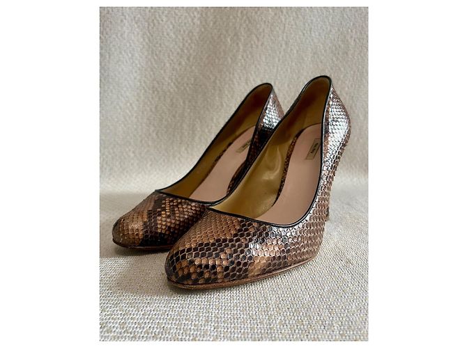 Miu Miu High Heels Braun - Ansicht 3