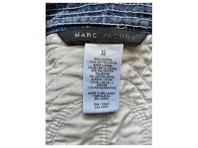Marc Jacobs Jeansjacke hellblau Baumwolle - Ansicht 3
