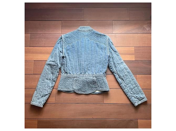 Marc Jacobs Jeansjacke hellblau Baumwolle - Ansicht 6
