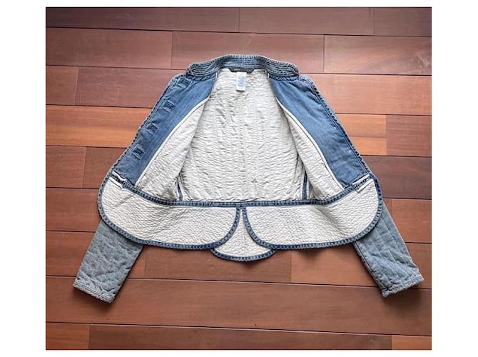 Marc Jacobs Jeansjacke hellblau Baumwolle - Ansicht 8