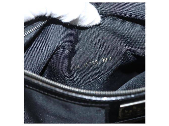 FENDI Zucca Canvas Tote Bag aus Nylon Schwarz Silber Authentisch am8389 - Ansicht 22