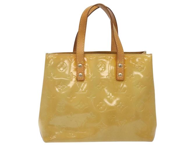 LOUIS VUITTON Monogram Vernis Reade PM Sac à main Beige M91334 LV Auth hk2627 - vue 13