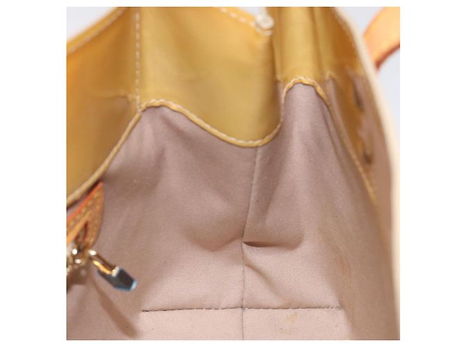 LOUIS VUITTON Monogram Vernis Reade PM Sac à main Beige M91334 LV Auth hk2627 - vue 18