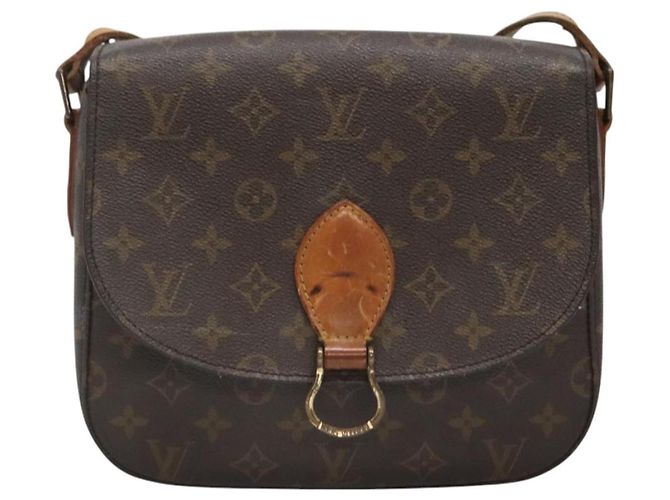 Saint-Cloud LOUIS VUITTON Monogram Saint Cloud GM Borsa a Spalla M51242 LV Auth 124259 Monogramma - vista 13