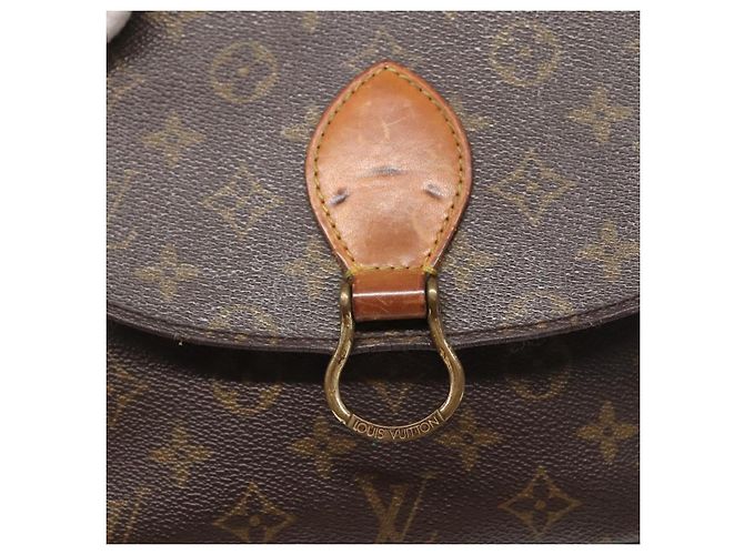 Saint-Cloud LOUIS VUITTON Monogram Saint Cloud GM Borsa a Spalla M51242 LV Auth 124259 Monogramma - vista 18