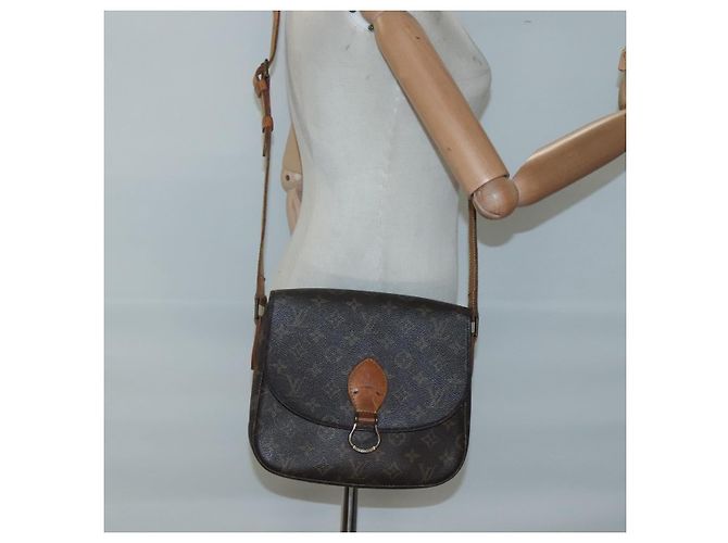 Saint-Cloud LOUIS VUITTON Monogram Saint Cloud GM Borsa a Spalla M51242 LV Auth 124259 Monogramma - vista 25