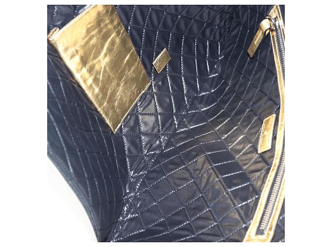 Borsa Clutch in Pelle Oro CC Auth 123083V di CHANEL D'oro - vista 18