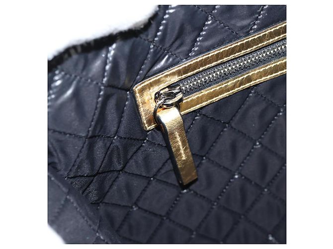 Borsa Clutch in Pelle Oro CC Auth 123083V di CHANEL D'oro - vista 21
