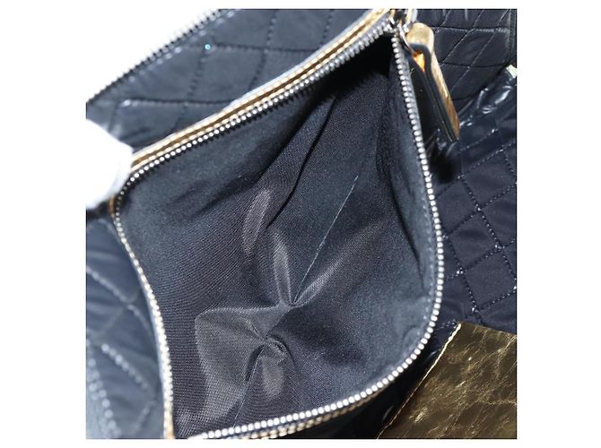Borsa Clutch in Pelle Oro CC Auth 123083V di CHANEL D'oro - vista 22