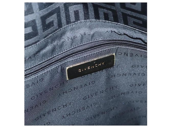 Borsa Tote GIVENCHY in tela nera e oro Auth am8454 Nero D'oro - vista 14
