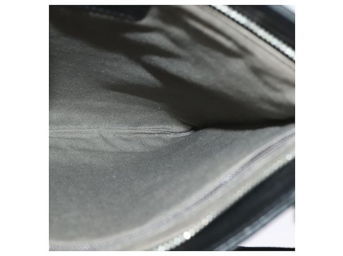 Borsa a spalla Salvatore Ferragamo in pelle nera argento autentica BA2153 Nero - vista 16