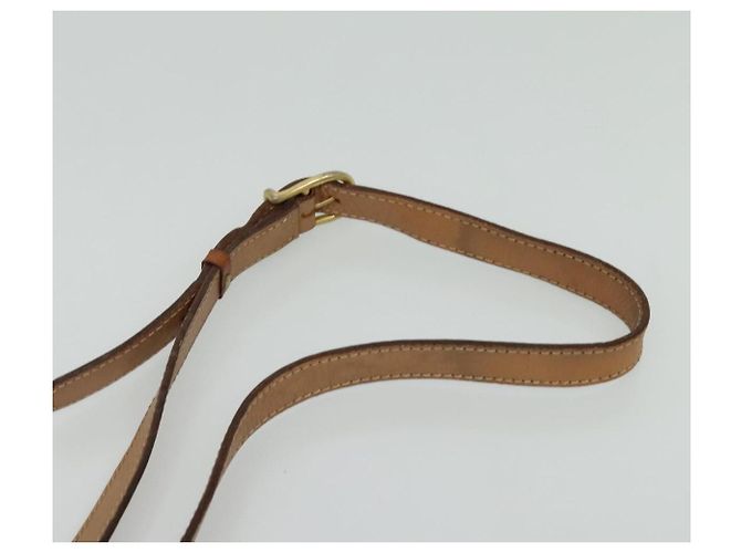 Céline CELINE Macadam Canvas Schultertasche, PVC-Leder, braun, gold, authentisch, MX424 Golden - Ansicht 8