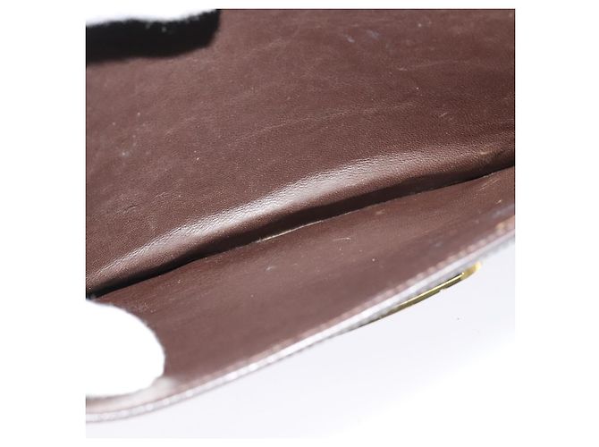 Céline Borsa a spalla CELINE C Sulky in tela marrone oro Auth BA2276 D'oro - vista 20