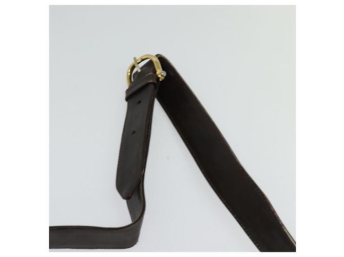 Céline Borsa a spalla CELINE C Sulky in tela marrone oro Auth BA2276 D'oro - vista 8
