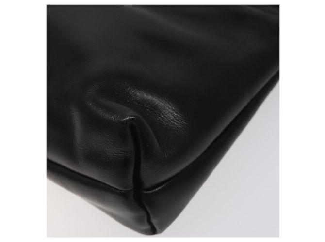 Borsa a spalla Salvatore Ferragamo in pelle nera e oro Auth 122966 Nero D'oro - vista 10